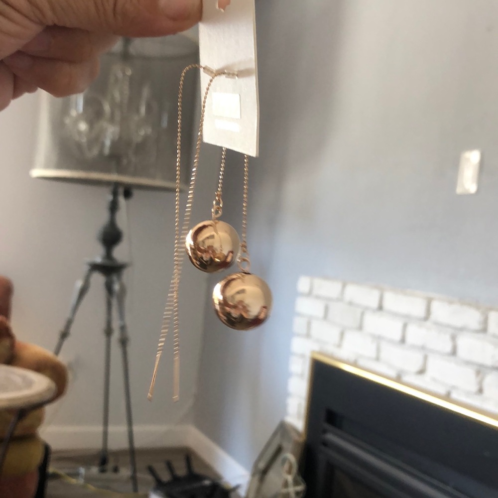 Nasty gal gold color earrings